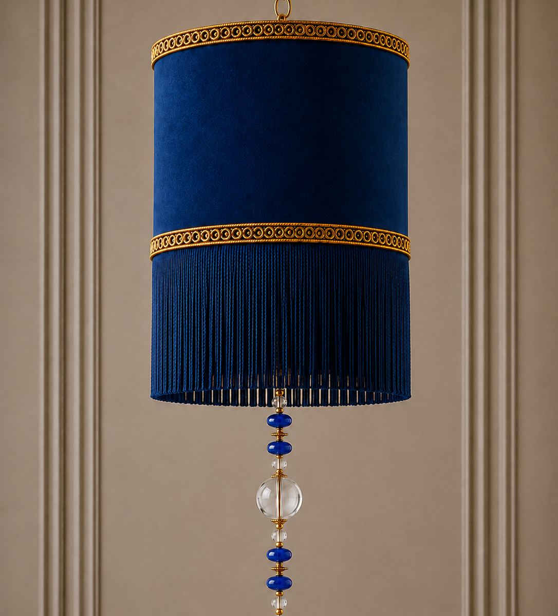 Suspension Joséphine Bleu Roi 5e9ea768 722f 4fc3 8a95 e87b2a29ba4d