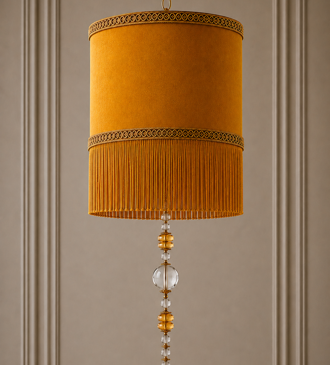 Suspension Joséphine Jaune Moutarde ea2da9ba 56a1 4d3d 9896 097c7a253681